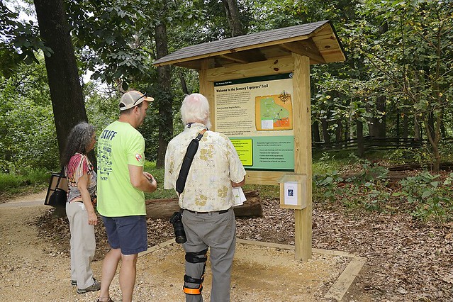 Stop by and check out the Sensory Explorers’ Trail, leave comments at the last stop to let us know about your experience, and be sure to share the great news with others.